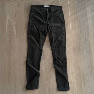 Gap Women's Corduroy Khaki Green Skinny Pants Size 27